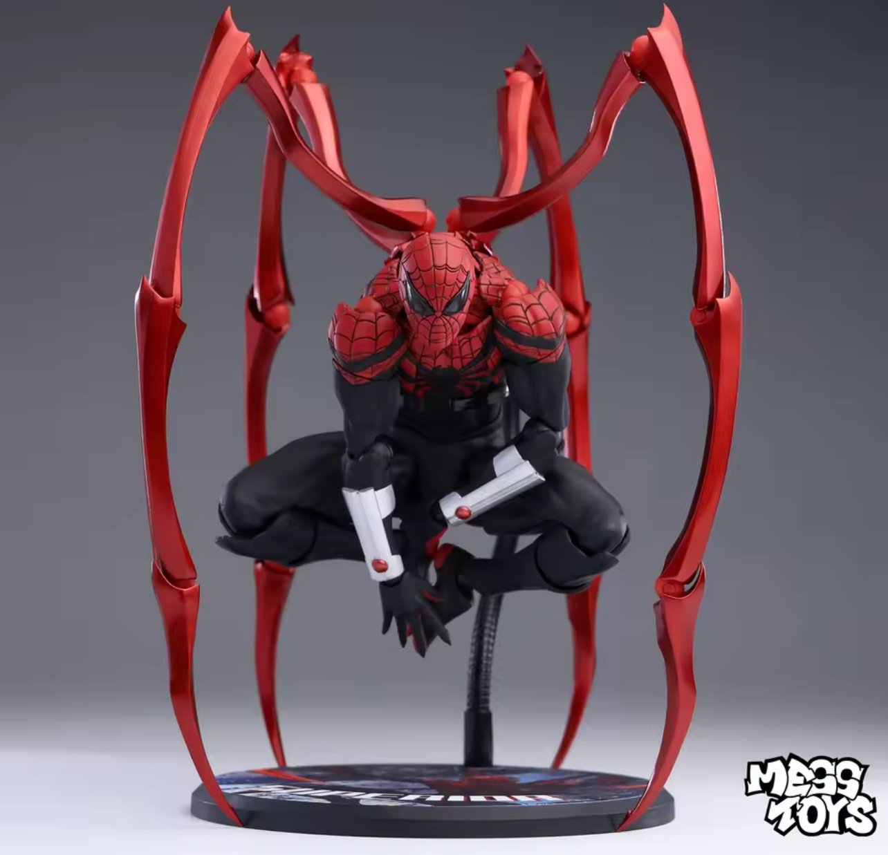 Mess Toys Superior Spider-Man Figure - Brand New, 1/12 Scale - In hand US Seller