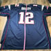 Tom Brady New England Patriots Jersey Men's Size 60 Blue Stitched Vintage 6016