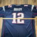 Tom Brady New England Patriots Jersey Men's Size 60 Blue Stitched Vintage 6016
