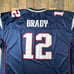 Tom Brady New England Patriots Jersey Men's Size 60 Blue Stitched Vintage 6016