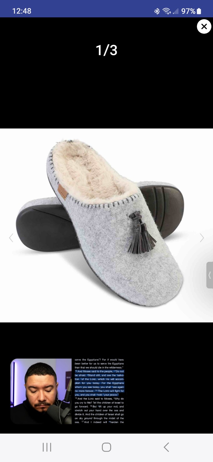 NEW MENS WOMENS STTOVE SLIPPERS SHOES GREY SZ 7 BIOMECHAMICAL FOOTBED