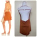 Cult Gaia Revolve Leslie LARGE Knit Mini Open Back Dress in Spice Brown 318
