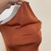 Cult Gaia Revolve Leslie LARGE Knit Mini Open Back Dress in Spice Brown 318
