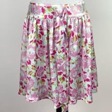 Tulle skirt size L multicolor floral lightweight