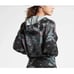 Athleta Balance Sweatshirt Medium Marine Black Full Zip Hooded Stretch Running