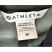 Athleta Balance Sweatshirt Medium Marine Black Full Zip Hooded Stretch Running