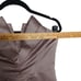 775 TRULY ZAC POSEN Petal Strapless Bodice Gray Purple Satin Cocktail Dress 4