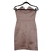 775 TRULY ZAC POSEN Petal Strapless Bodice Gray Purple Satin Cocktail Dress 4