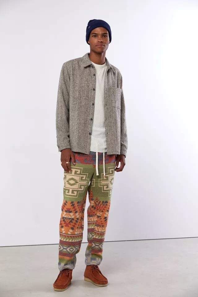 BDG Urban Outfitters Aztec Southwestern Print Casual Fleece Sweatpants L Thick