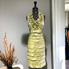 London Times Formal Tiered Dress