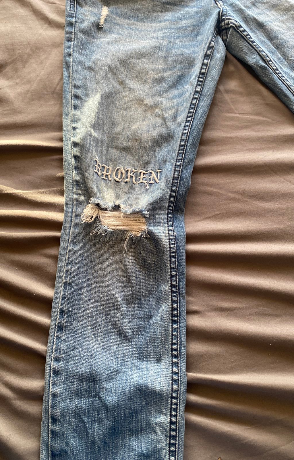 broken promises jeans