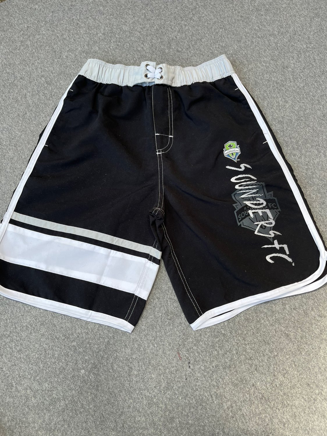 NWT Seattle Sounders Youth Swim Trunks