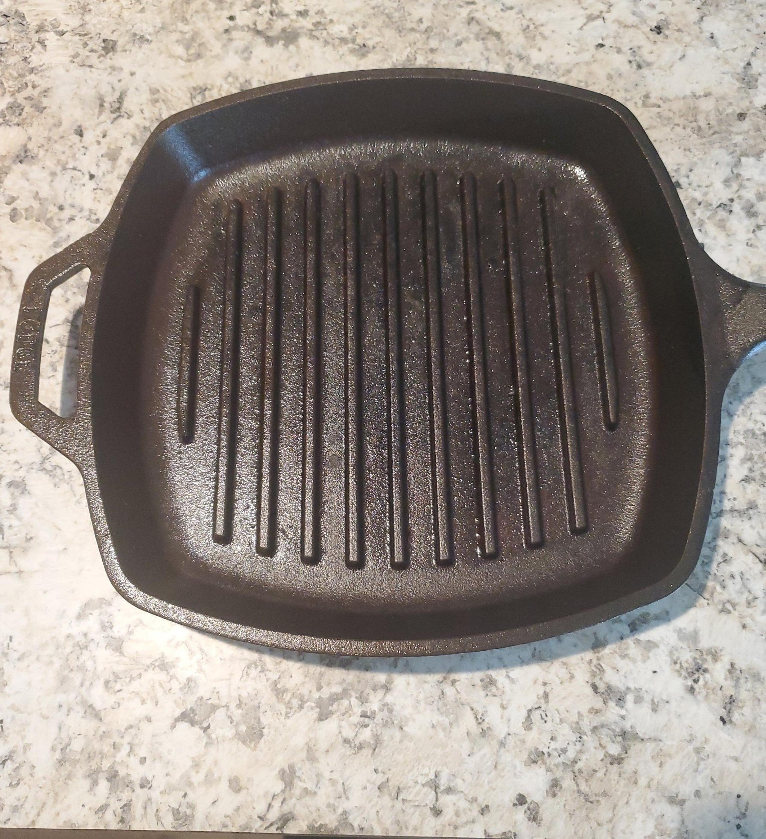 Lodge 10" Square Oven Safe Iron Griddles & Grill Pan