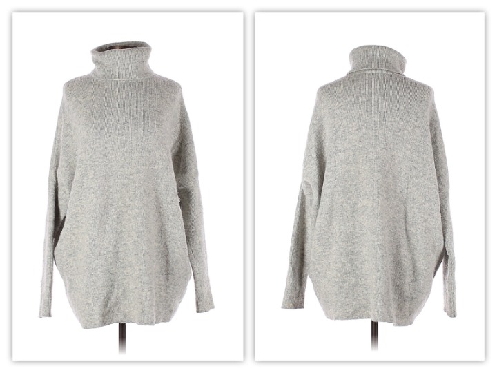 Cos Turtleneck Chunky Alpaca and Wool Sweater