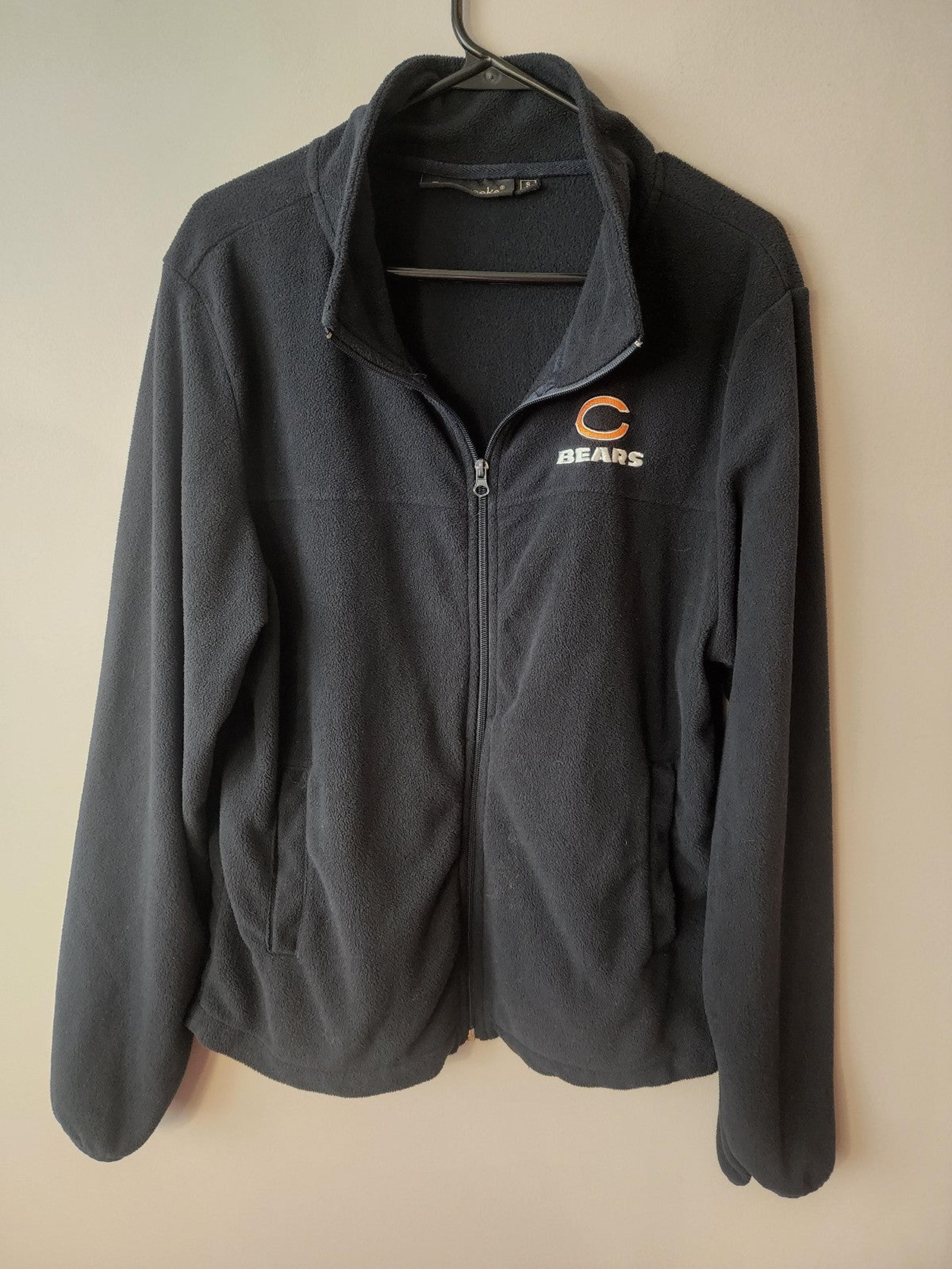 Chicago Bears Fleece Jacket Mens Size Small