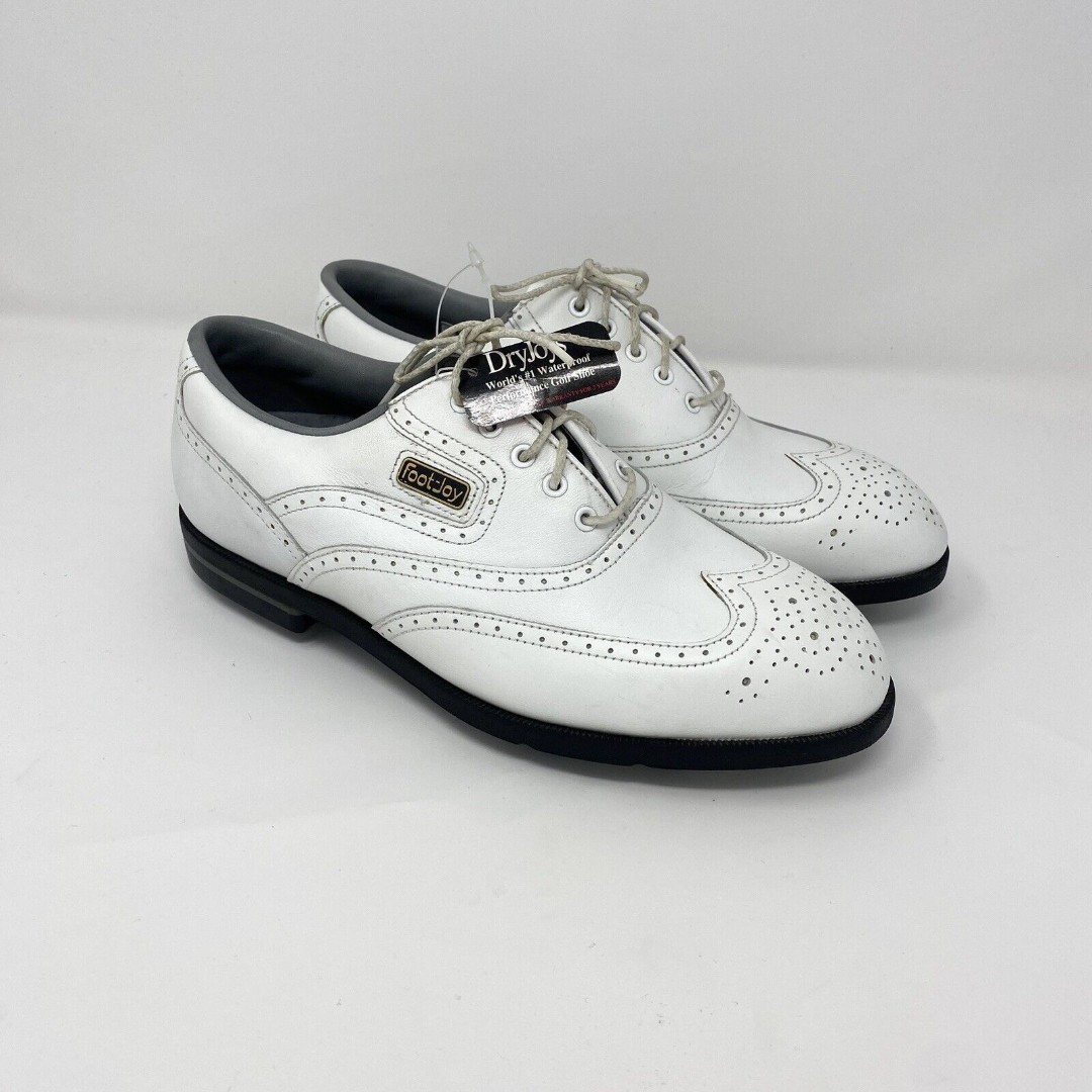FootJoy DryJoys Mens Golf Shoe 7 M 53615 Intelli-Gel METALITE SPIKES Waterproof