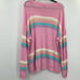Andree by Unit Colorful Candy Stripe Viscose Soft Sweater Size 1X