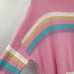 Andree by Unit Colorful Candy Stripe Viscose Soft Sweater Size 1X