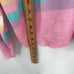 Andree by Unit Colorful Candy Stripe Viscose Soft Sweater Size 1X