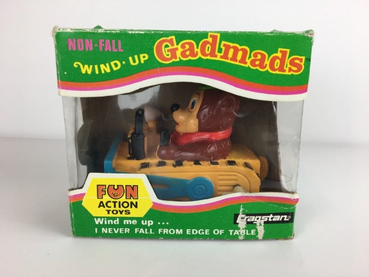 Vintage Cragstan Wind Up Gadmads Bully Bear Toy (Working) Made in Japan