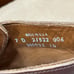 HELM Boots Men's Lace-up Leather Brown w/ Blue Denim Side Panels Size 7
