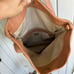 Tory Burch Amalie Fold Over Tan Leather Messenger Bag RARE