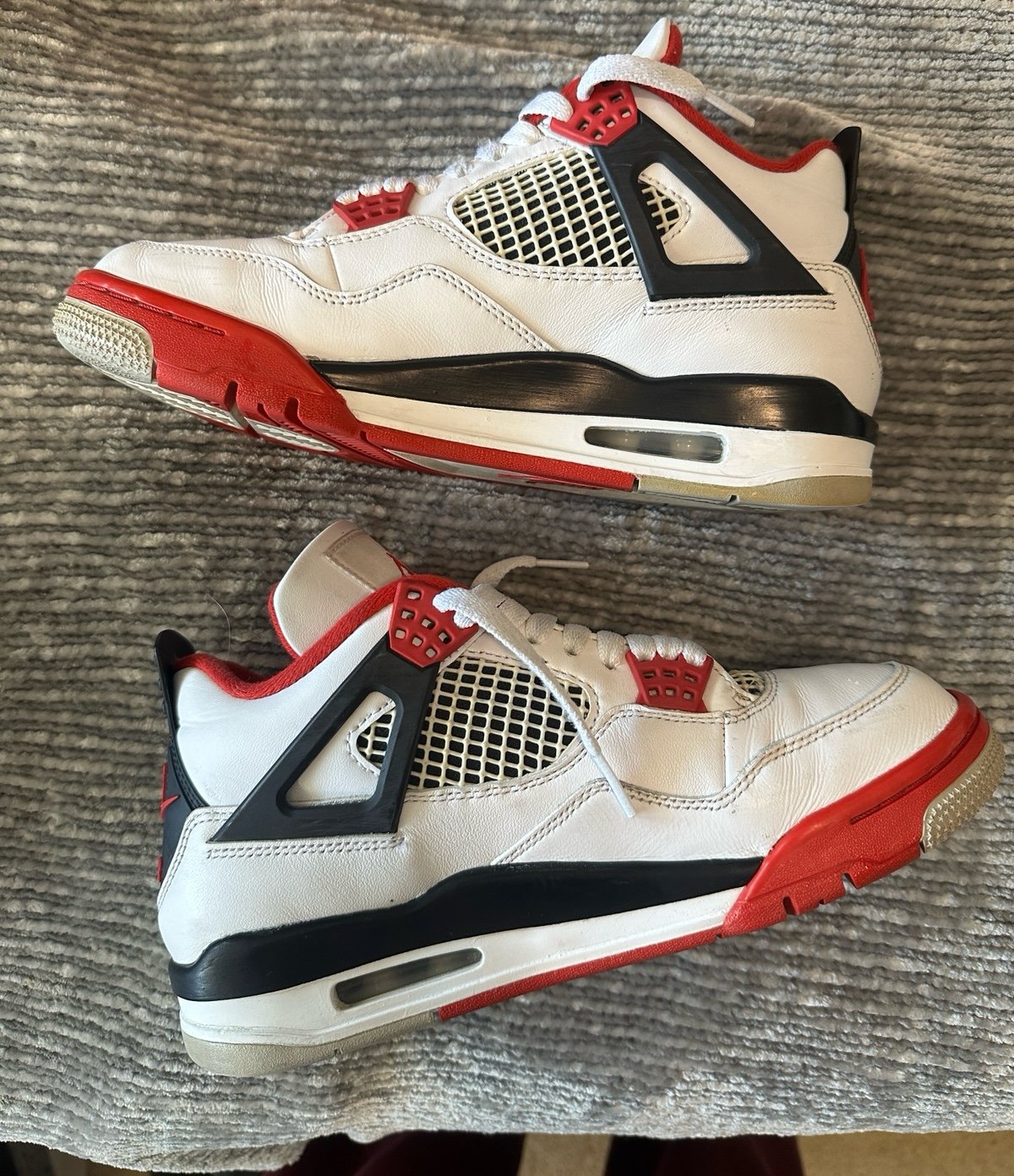 Fire Red Jordan 4s