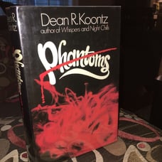 Dean R Koontz Phantoms UK rare cover art 1st edition