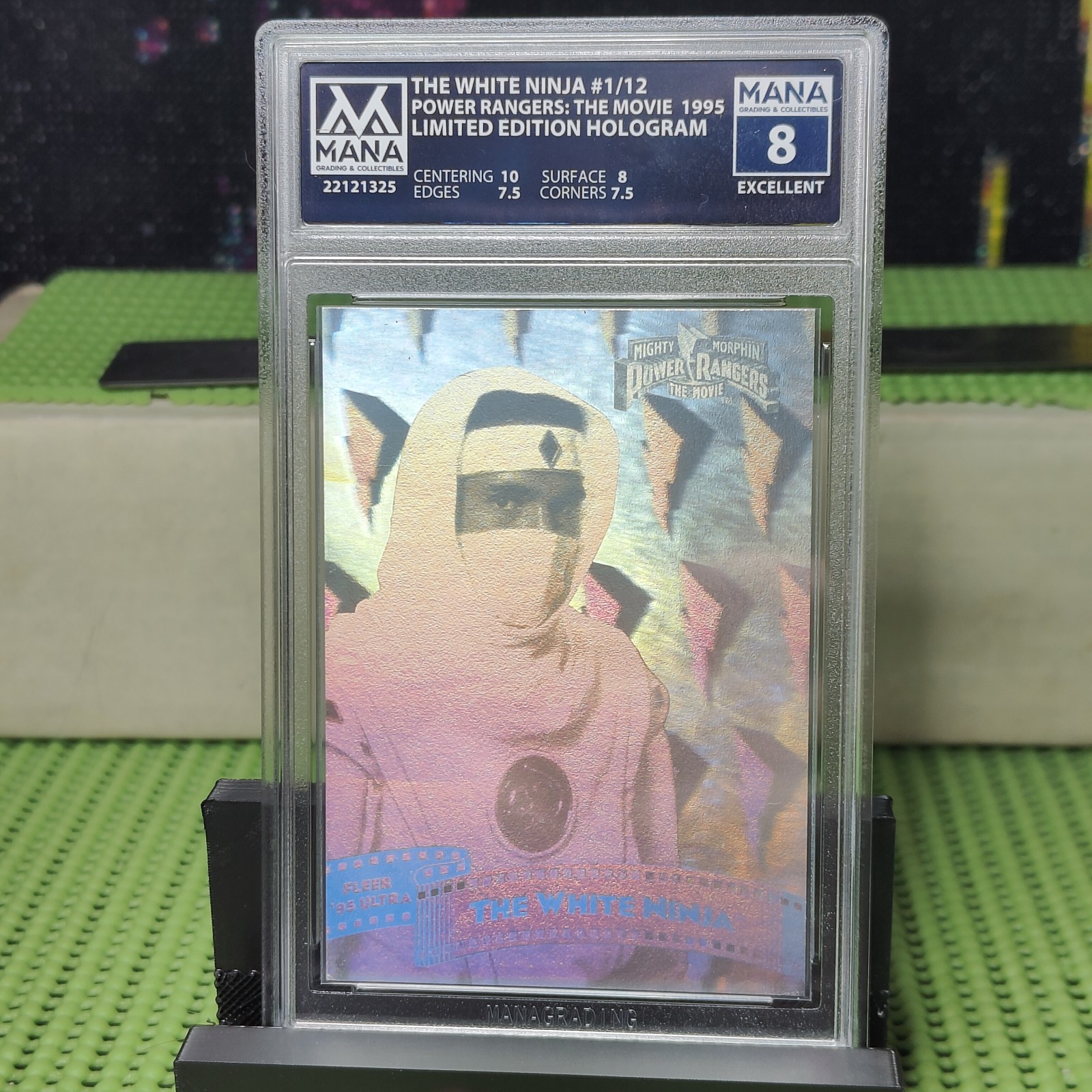 1995 Power Rangers: The Movie The White Ninja Holo Limited edition slab POP 1
