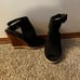 Tory Burch Wedge Heels Sandals Black 8.5