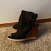 Tory Burch Wedge Heels Sandals Black 8.5