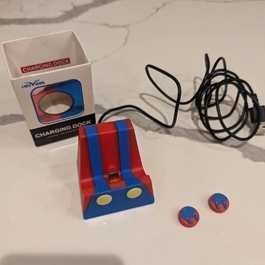 HEIYING Switch Red Charging Dock for Switch Lite Switch OLED Portable Switch
