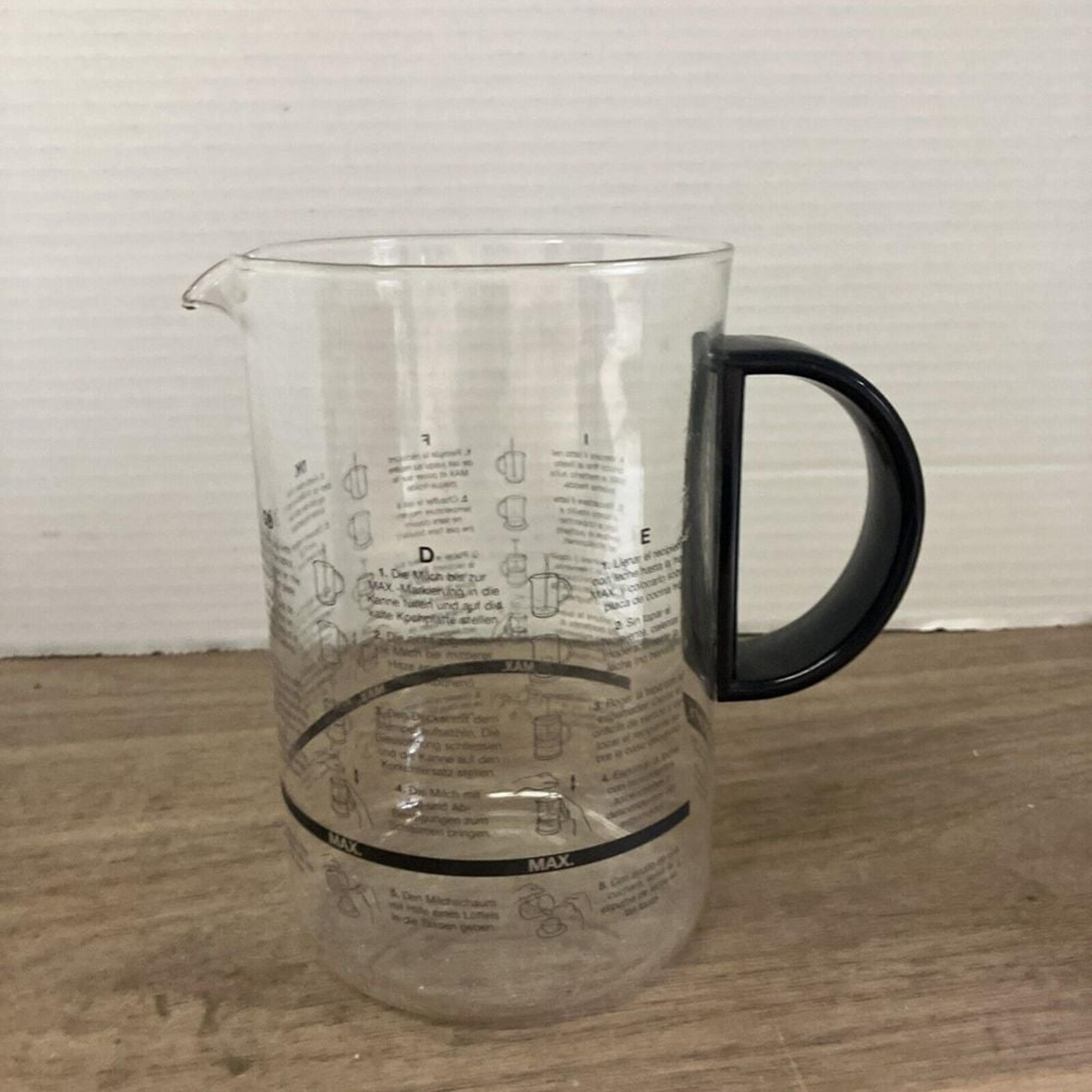 Bodum Latteo Milk Whisp Frother Glass Handle Replacement Glass Only 250m 8oz
