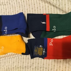Ralph Lauren polo men socks ,new ,tag detached size 6/11,colors are posted.