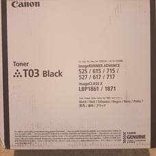 GENUINE CANON T03 BLACK Toner Cartridge IR ADV 525 615, 715 NEW SEALED