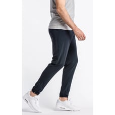 Public Rec Men's Black Midnight Lightweight Zip Ankle Stadium Jogger Size 40x34
