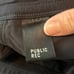 Public Rec Men's Black Midnight Lightweight Zip Ankle Stadium Jogger Size 40x34