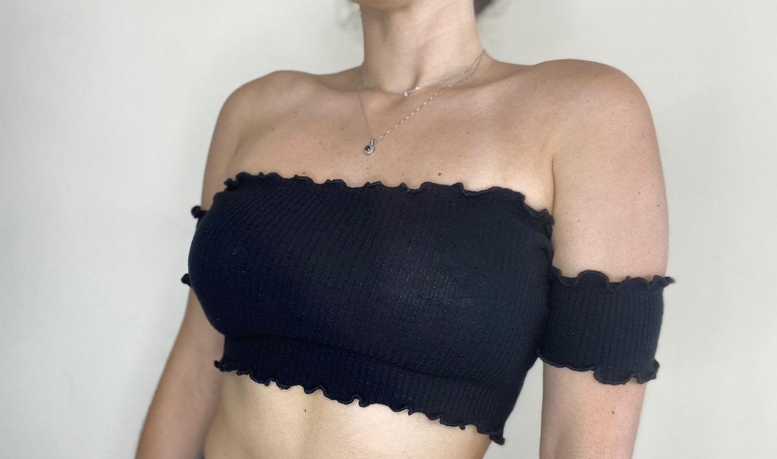 Black crop top - Popular