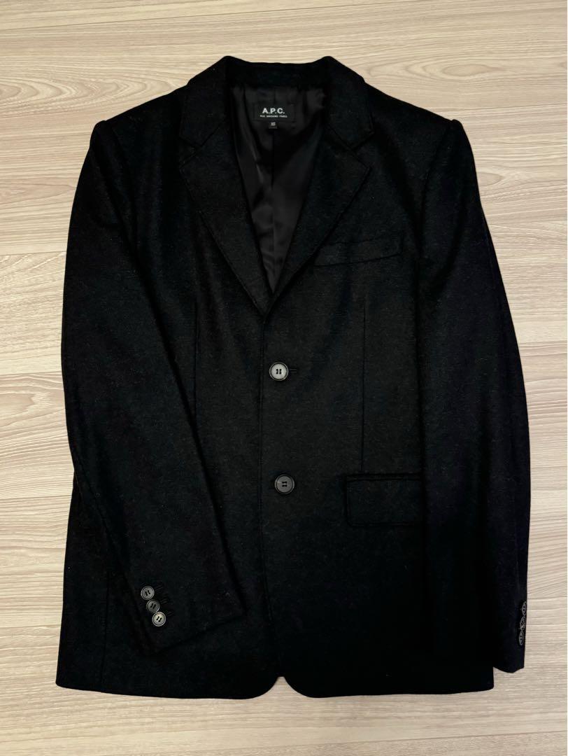 A.P.C. Other Chester Coat S Wool Black Used | eBay