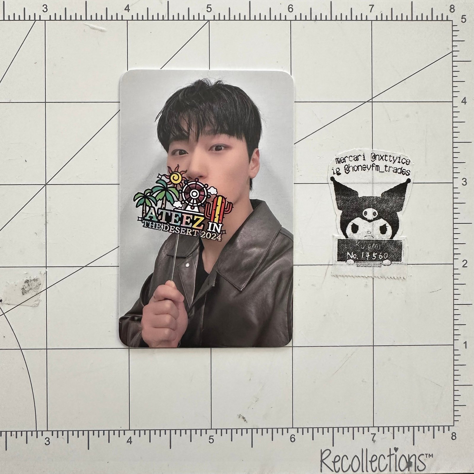ATEEZ san atiny zone hello82 exclusive photocard