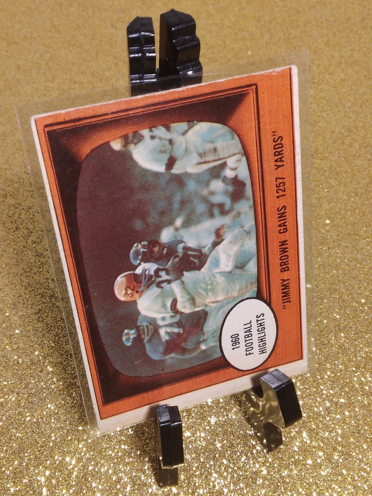 61 Jim brown IA Topps Insert Card #77 good condition