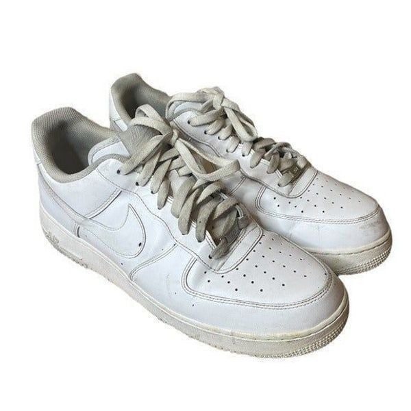 Nike Air Force 1 White Sneakers Size 13