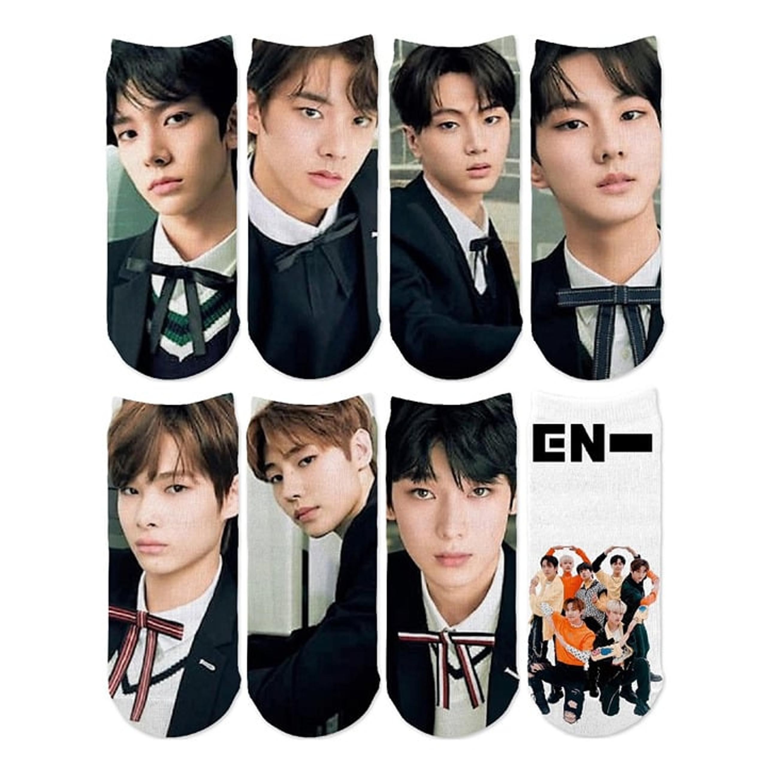 8 Enhypen Socks Kpop Merch Heesung Jake Jay Jungwon Ni-Ki Sunghoon Sunoo K-Pop