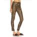 SPRWMN Suede Leather Camo High Waist Ankle 3/4 Leggings Size Small