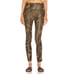 SPRWMN Suede Leather Camo High Waist Ankle 3/4 Leggings Size Small