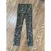 SPRWMN Suede Leather Camo High Waist Ankle 3/4 Leggings Size Small