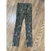 SPRWMN Suede Leather Camo High Waist Ankle 3/4 Leggings Size Small
