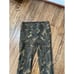 SPRWMN Suede Leather Camo High Waist Ankle 3/4 Leggings Size Small