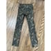 SPRWMN Suede Leather Camo High Waist Ankle 3/4 Leggings Size Small