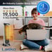 Lasko Oscillating Ceramic Tower Space Heater for Home with Adjustable Thermostat